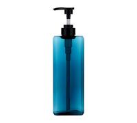 SUIOPPYUW Dispenser di sapone liquido alla moda con pompa manuale, elegante bottiglia ricaricabile in ceramica, adatta per accessori da bagno. Dispenser di sapone liquido in, 1000ml blu