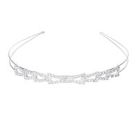 SUIOPPYUW Eleganti gioielli da sposa Lega d'argento Strass Miglioramenti Fidanzamenti Proms Celebrazioni OccasioniMatrimonio Ogni occasione vuole essere più affascinante