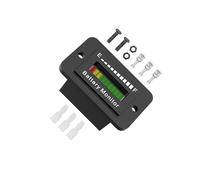 SUIOPPYUW Indicatore di capacità della batteria a LED con 10 segmenti che mostra livelli chiari. Utilizzo del carrello elevatore da golf. Indicatore della batteria dei carrelli