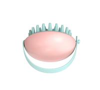 SUIOPPYUW Massaggiatore del cuoio capelluto della testina della spazzola dei capelli della doccia Massaggio riutilizzabile di rilassamento, Rosa