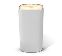 SUIOPPYUW Mini umidificatore Nebulizzatore a nebbia fredda Diffusore di olio silenzioso da tavolo Lampada da atmosfera calda per camera da letto Ufficio da viaggio, Bianco
