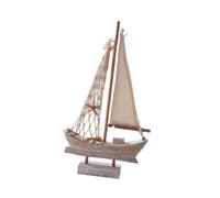 SUIOPPYUW Modello di barca a in legno splendidamente realizzato, decorazione Per nautica per la casa, idea regalo per amici e familiari, ornamento da tavolo, oggetti di scena per