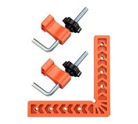 SUIOPPYUW Morsetti angolari a 90 gradi Squadre di posizionamento affidabili offrono un supporto robusto per realizzare progetti di precisione in legno come scatole Squadre posizionamento Utensile da