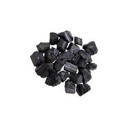 SUIOPPYUW Pietra Grezza di tormalina Nera Naturale, Forma Irregolare, Decorazione per la casa, Regali da 100 g, Confezione da Meditazione, Include 100 g di Pietra Grezza di