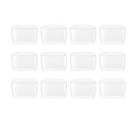 SUIOPPYUW Punte in gomma per pinze per rompere il vetro. La confezione include 6 paia per una maggiore durata durante il lavoro con il vetro. Pinze da corsa macchiate con punte in