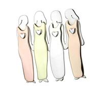 SUIOPPYUW Spilla per sorelle, regalo per sorelle, distintivo alla moda, gioiello da bavero, accessori per abiti eccellenti che possono abbinarsi a vari stili di abbigliamento,