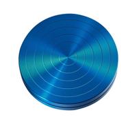 SUIOPPYUW Tavola girevole per danza classica, disco di allenamento antiscivolo per pattinatori e ginnasti, rafforza le abilità, supporta un'esperienza di rotazione sicura, Blu, Diametro 12 cm