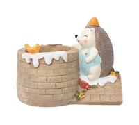 SUIOPPYUW Vaso per Fiori con Scultura di Riccio Incantevole, Creativo, succulento, Vaso per Piante, per Unico, Decorativo per la casa, Carino, Divertente, Scultura, per Fiori, Piante da Interno