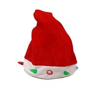 SUIOPPYUW Vivi l'incanto del Natale con il cappello di Babbo Natale elettrico che canta e balla Cappello di Babbo elettrico che canta e balla in ABS, con campanello
