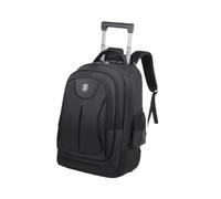 SUIOPPYUW Zaino con ruote resistente, può essere utilizzato come bagaglio a | come borsa per la scuola. La cerniera è liscia e facile da aprire e chiudere. Lo zaino con asta di trazione misura 50 cm x