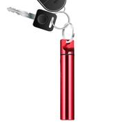 Suises da Viaggio Denti, Portadenti da Viaggio - Portadenti Portatile in Lega di Alluminio con Un Supporto per denti Tasca a Testa per Il Supporto per Denti Compatto, Rosso, Se référer au