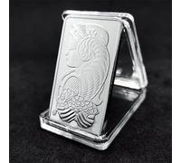 Suisse Lady Fortuna Silver Bar, replica lingotti d'argento per fermacarte film Prop novità regalo