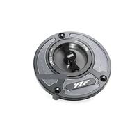 Suitable Compatible With YZF R3 R25 R6 R1 R125 Series Motorcycle New CNC Fuel Tank Cap Gasoline Fuel Tank Cap(Titanium)