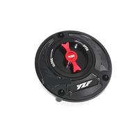Suitable Compatible With YZF R3 R25 R6 R1 R125 Series Motorcycle New CNC Fuel Tank Cap Gasoline Fuel Tank Cap(Black Red)