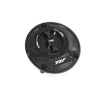 Suitable Compatible With YZF R3 R25 R6 R1 R125 Series Motorcycle New CNC Fuel Tank Cap Gasoline Fuel Tank Cap(Black)