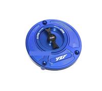 Suitable Compatible With YZF R3 R25 R6 R1 R125 Series Motorcycle New CNC Fuel Tank Cap Gasoline Fuel Tank Cap(Blue)