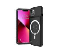 suitable for iphone 13 7000mah rechargeable battery case tpu edge abs shell compatible with magsafe wireless charger o support