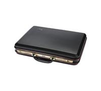 Suitcase Casella portatile for password, valigetta, casella dati for documenti, casella for strumenti, scatola da viaggio for imbarco, valigia for contanti (Color : Black, Size : 20in)