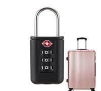Suitcase Lock, -Approved , Stainless Steel Cable, Resettable 3-Digit Security Code, Compact & Lightweight Design, Perfect for Travel, Luggage, and Backpacks