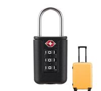 Suitcase Lock - Serratura da viaggio approvata T.sa, imposta il proprio codice codice di blocco bagagli | Lucchetto per bagagli in acciaio inossidabile per valigie, zaini, borse sportive, cassaforte