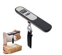 Suitcase Scale Travel - 110lb Digital Luggage for Weighing Tool | LCD Display with Hook, Portable Baggage Scale for Road Trip Camping Hiking Backpacking Airplane Home Use