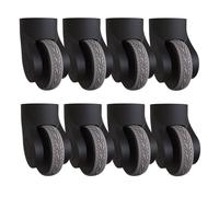Suitcase Shield Wheel Caps - Set of 8 Silicone Luggage Protectors, Spinner Cover Kit | Travel Case Accessories for Rolling Bags, Anti-Wear Tire Wraps, Gear Protection, Vacation Companion