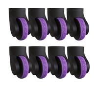Suitcase Shield Wheel Caps - Set of 8 Silicone Luggage Protectors, Spinner Cover Kit | Travel Case Accessories for Rolling Bags, Anti-Wear Tire Wraps, Gear Protection, Vacation Companion
