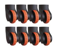 Suitcase Shield Wheel Caps - Set of 8 Silicone Luggage Protectors, Spinner Cover Kit | Travel Case Accessories for Rolling Bags, Anti-Wear Tire Wraps, Gear Protection, Vacation Companion