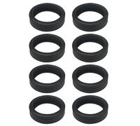 Suitcase Wheel Covers - 8Pcs Silicone Caster Protectors for Luggage Wheels, Anti-Wear & Shock-Absorbing Travel Accessories for Carry-On & Checked Bags