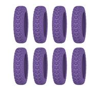 Suitcase Wheel Covers - Flexible Silicone Spinner Guard Craft, Protective Noise-Damping Travel Feature, Long-Tail Luggage Accessory Enhancement | Placement for Commute Travelers Eight-Wheel