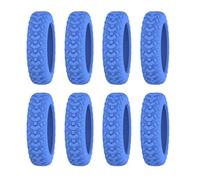 Suitcase Wheel Covers - Flexible Silicone Spinner Guard Craft, Protective Noise-Damping Travel Feature, Long-Tail Luggage Accessory Enhancement | Placement for Commute Travelers Eight-Wheel