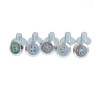 Suite di viti for punta fissa con vite for punta for coltello a due fori, compatibile con Wahl, 8591 8504 8148, parti di ricambio for trimmer(Silver 10pcs)