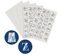 Suitedget 5 Pezzi Stabilizzatore Ricamo Paper Solvy Water Soluble Stabilizer Tearaway Stabilizer Adatto per Abiti e Borse Fai da Te