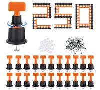 Suitedget Kit Di 250 Livellatori Cunei Autolivellanti Per La Posa Di Piastrelle