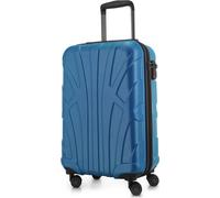 SUITLINE - Trolley da cabina rigido aereo, bagaglio a mano leggero 55 cm, 34 litri, Ciano