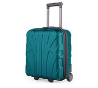 SUITLINE Trolley cabina underseat 45 x 36 x 20 cm ABS rigido 30 L con 2 ruote manico telescopico piccolo bagaglio a mano, verde acqua