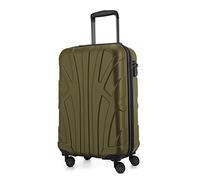 SUITLINE - Trolley da cabina rigido aereo, bagaglio a mano leggero 55 cm, 34 litri, Avocado