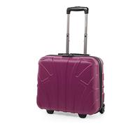SUITLINE - Valigia pilota, Bagaglio a mano, Trolley da business, Rigido, TSA, ABS, 2 ruote, Argento