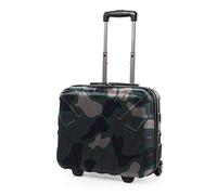 SUITLINE - Trolley pilota da cabina, valigia rigida con scomparto per laptop, Camouflage