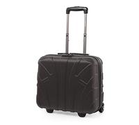 SUITLINE - Valigia pilota, Bagaglio a mano, Trolley da business, Rigido, TSA, ABS, 2 ruote, Titanio o