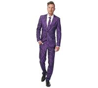 Suitmeister Abito da Uomo - per Pride & Party Slim Fit, Tigre magnaccia, XXL