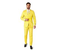 Suitmeister Vestito da Uomo Set di Pantaloni Eleganti da Lavoro, Giallo, XL