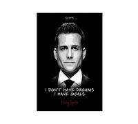 Suits TV Show Movie Black Poster Harvey Specter citazione 11 tela decorazione camera da letto stampe ufficio dormitorio decorazione regali Unframe 30 × 45 cm