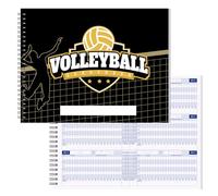 suituts Segnapunti per pallavolo, 30 partite, registro delle statistiche della pallavolo per leghe delle scuole superiori, allenatori, club e gestione della squadra