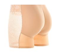 SUIUOI Butt Lifter Body Shaper, Mutandine con Push-up, Mutandine antisfregamento con Gamba, Butt Lifter, Mutandine con Push up Imbottite, Beige., L