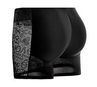 SUIUOI Butt Lifter Body Shaper, Mutandine con Push-up, Mutandine antisfregamento con Gamba, Butt Lifter, Mutandine con Push up Imbottite, Nero, S