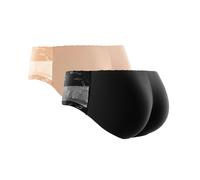 SUIUOI Butt Lifter Bodyshaper, Po Push Up, Mutande per la Pancia, Butt Lift Shapewear Modellante Miederslips, Butt Pads Miederhose Hip Enhancer Shapewear Biancheria Intima Senza Cuciture, Motivo