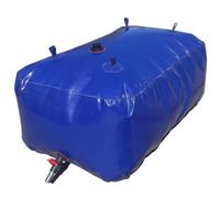Suixtil Grande Contenitore for la Raccolta dell'Acqua, Morbido e Pieghevole, utilizzato in edilizia, Agricoltura, trasporti e Giardinaggio.(1100L: 150x150x50cm)
