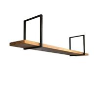 Suixtil Pensile cucina ferro Scaffale da soffitto a soppalco Decorativo in metallo for mensola a Telaio in ferro Retro Scaffali di stoccaggio a cucina Portabottiglie sospeso soffitto