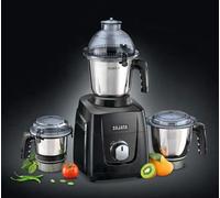 Sujata Nuova Generazione Mixer Grinder, Nero 1000 Watt Con 3 Barattoli MG02